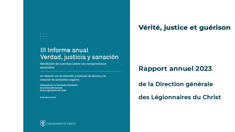 Publication du troisième rapport annuel « Vérité, justice et guérison »
